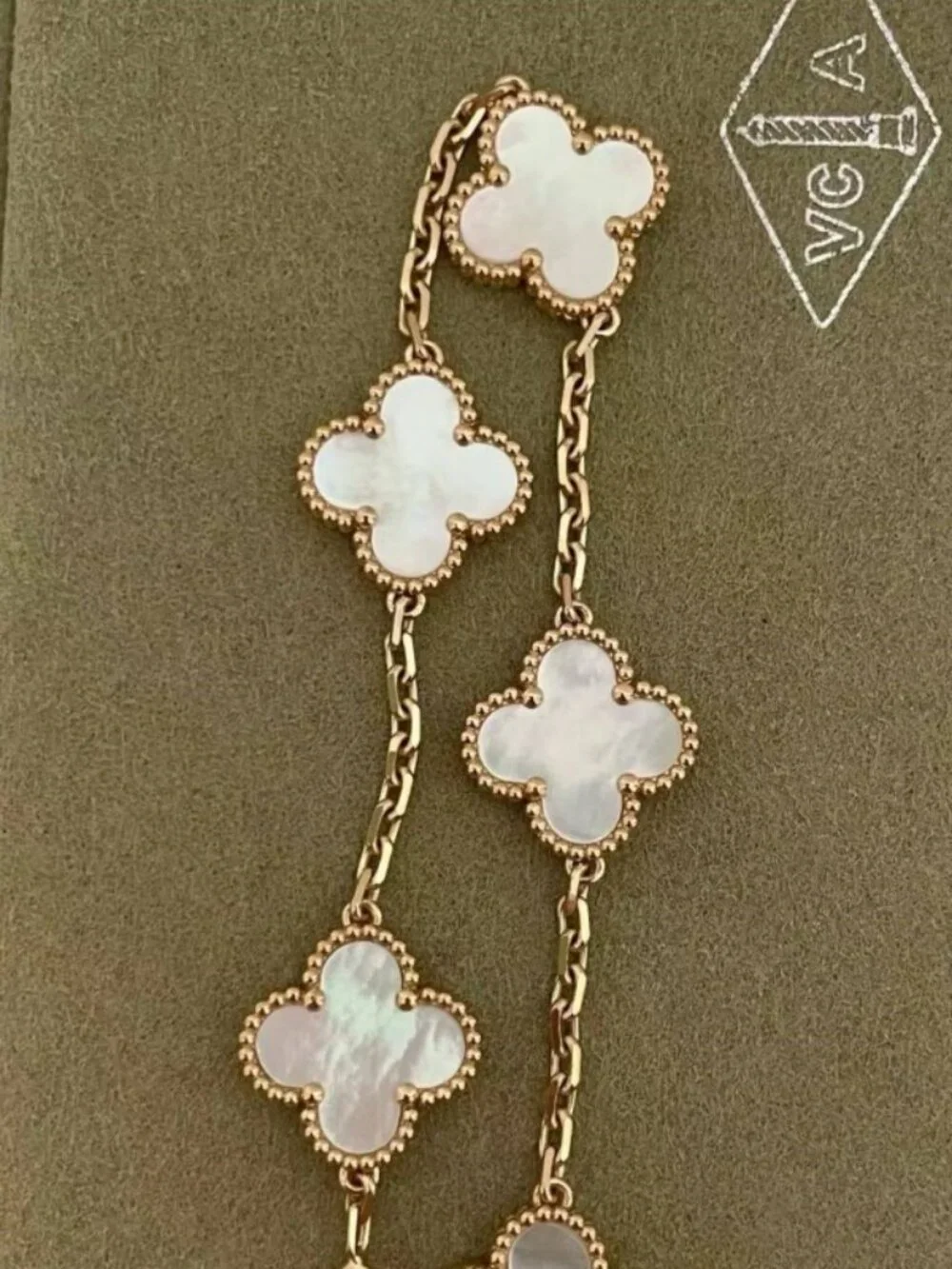 Van Cleef & Arpels White Bracelet